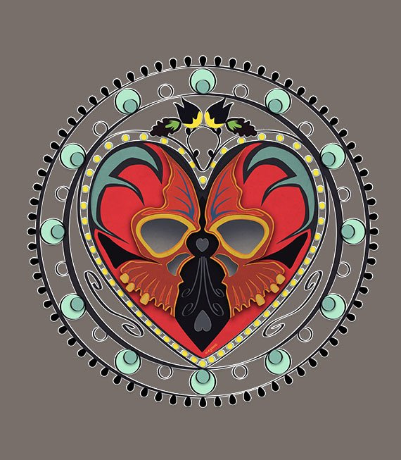 Koszulki z nadrukiem - Łowiczowe Love