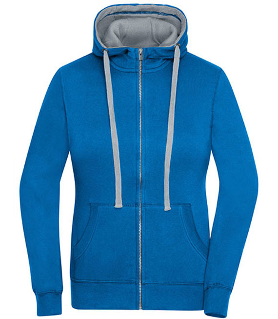 Damska  bluza z kapturem na zamek - Lifestyle Zip-Hoody