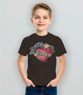 Koszulki Dziecięce - Serce Mama