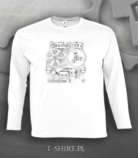 Koszulka długi rękaw z nadrukiem - A SOUND IDEA - Vintage 3xl-5xl
