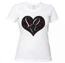 Koszulka damska z nadrukiem - Love Heart