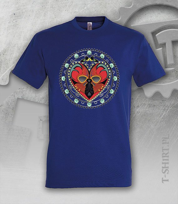 Koszulki z nadrukiem - Łowiczowe Love