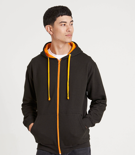 Bluza z kapturem i zamkiem  Varsity Zoodie - Organic