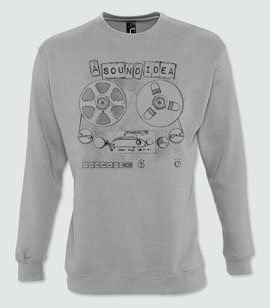 Bluza bez kaptura z nadrukiem - A SOUND IDEA Vintage