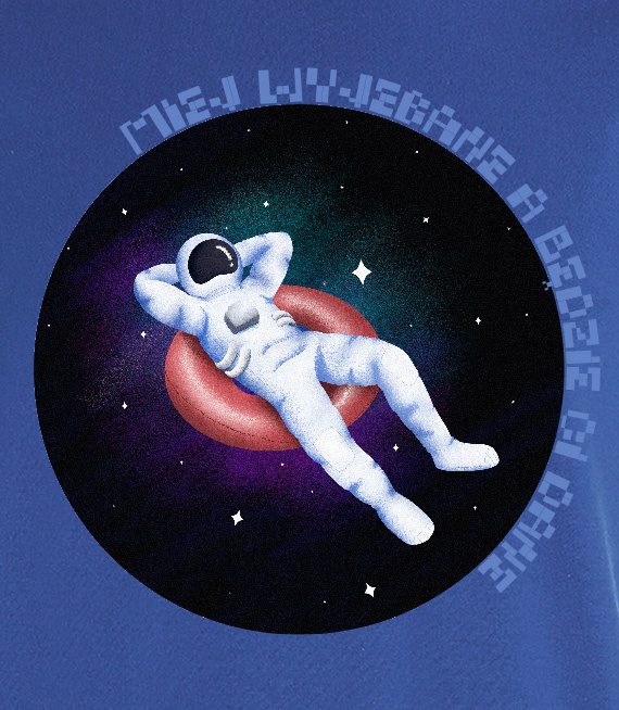 Koszulka z nadrukiem - Miej wyjebane a będzie ci dane :) 