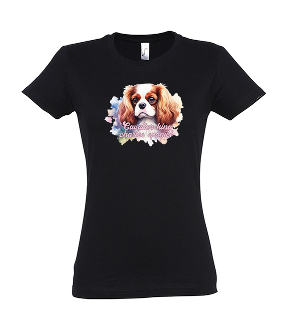 Koszulki z nadrukiem  - Cavalier king charles spaniel