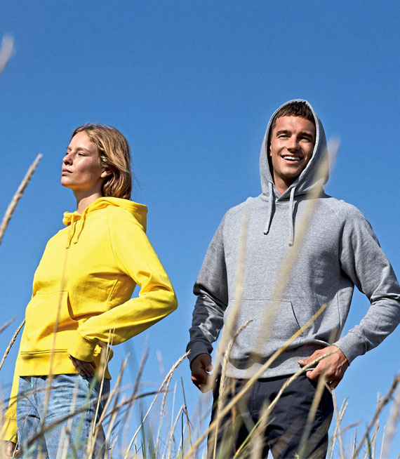 Damska reglanowa  kangurka Hoodie  - Organic