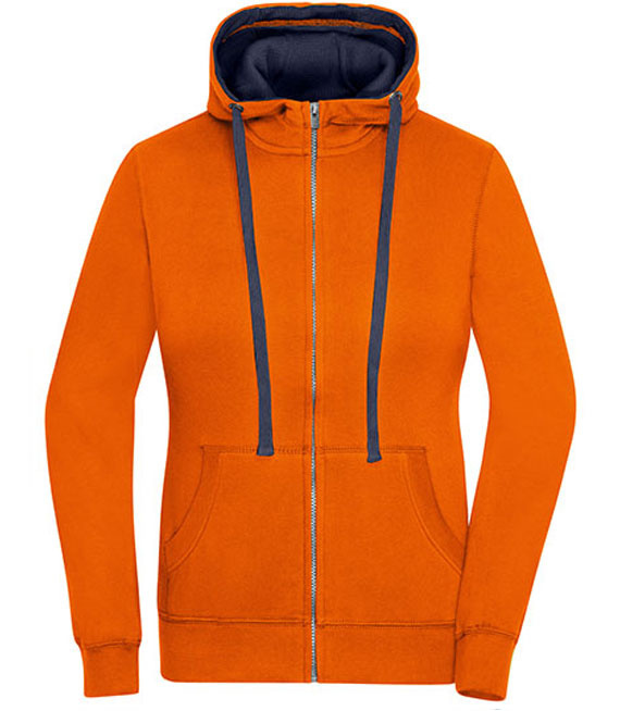 Damska  bluza z kapturem na zamek - Lifestyle Zip-Hoody