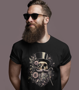 T-shirt z nadrukiem - Ghost of a bearded gentelman