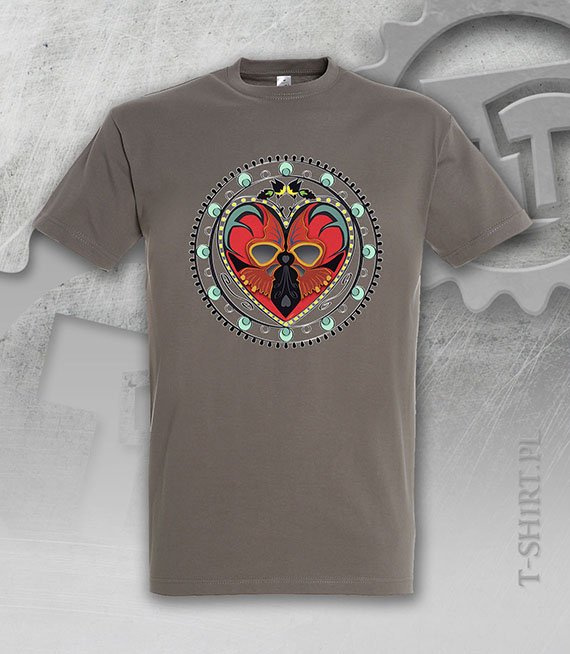 Koszulki z nadrukiem - Łowiczowe Love