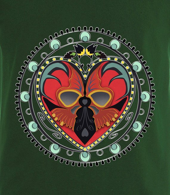 Koszulki z nadrukiem - Łowiczowe Love - 3xl-5xl