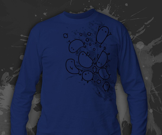 T-shirt z nadrukiem - Stworki 4 (czarny)