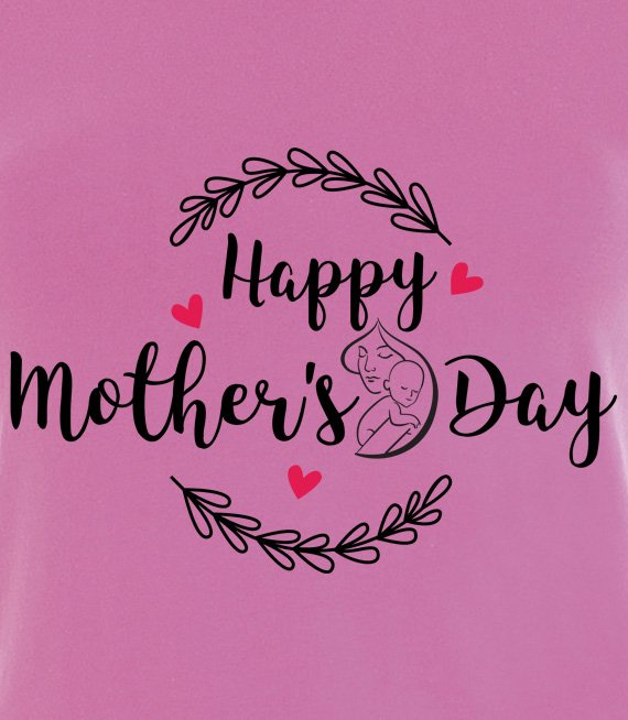 Koszulka damska z nadrukiem - Happy Mother's Day