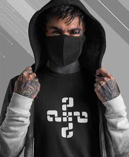 Koszulka męska - ZNAK - biały