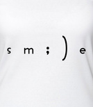 Koszulka damska z nadrukiem - Smile