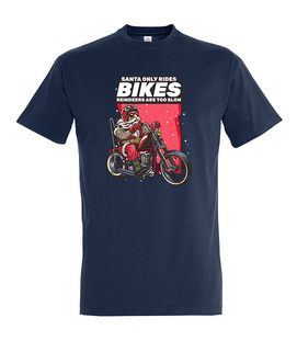 Koszulka z nadrukiem - Motocyklowy Mikołaj