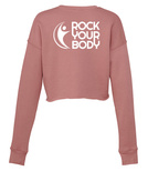 Damska bluza Cropped Crew - ROCK YOUR BODY