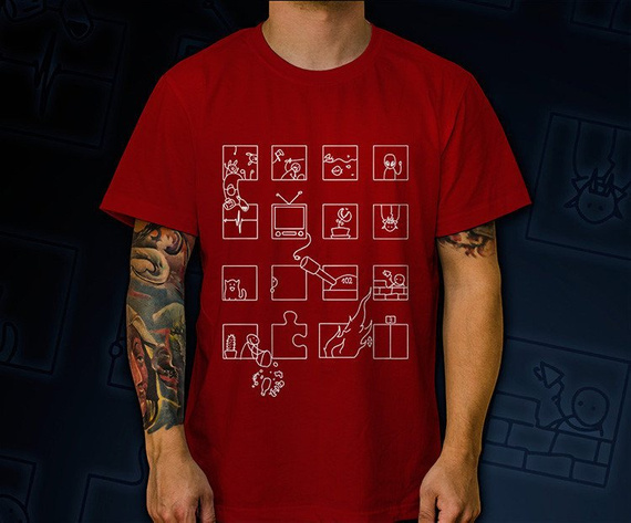 Koszulka z nadrukiem - Sąsiedzi  3XL-5XL ( biały )