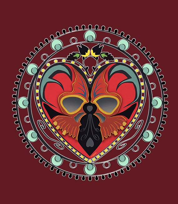 Koszulki z nadrukiem - Łowiczowe Love