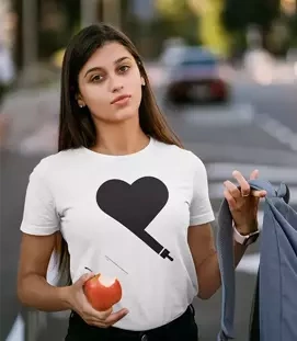 Koszulka damska  „Paint it Black"