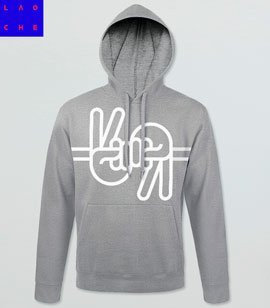 Bluza męska kangurka - LAO CHE "WIEDZA O SPOŁECZEŃSTWIE"