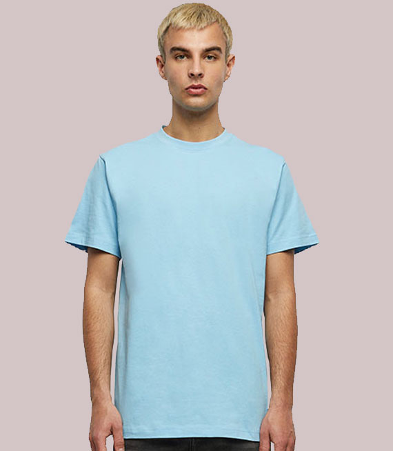 Koszulka męska  - slim długi - Round Neck - do 5XL