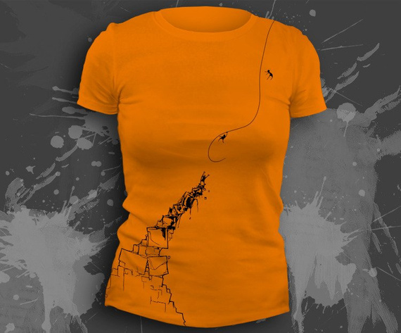 Koszulka damska z nadrukiem - Leap Of Faith