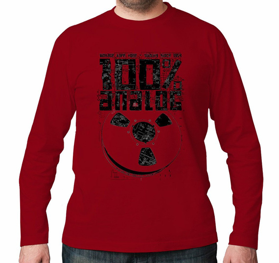 Koszulki z nadrukiem - 100% analog tape