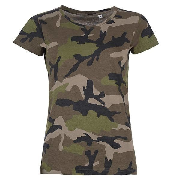 Koszulka damska - Camo