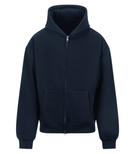 Męska gruba bluza z kapturem - czarna do 5XL - Heavyweight Zoodie- 