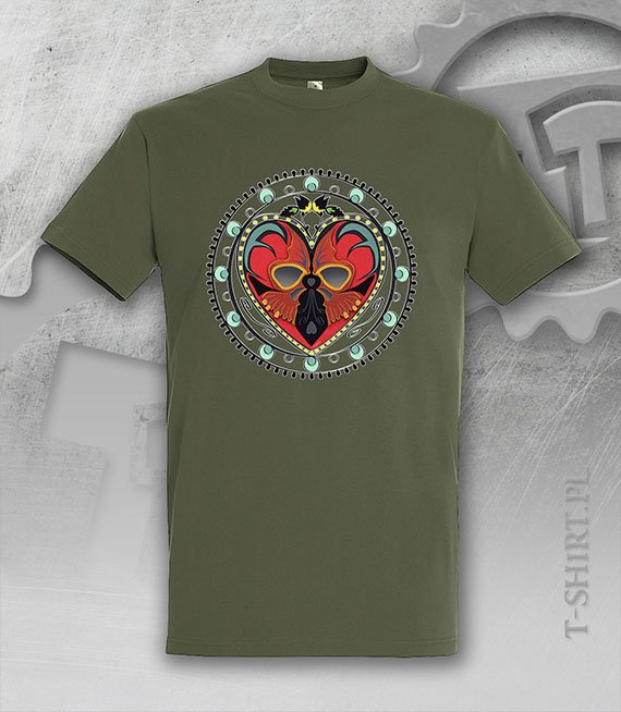 Koszulki z nadrukiem - Łowiczowe Love