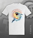 Koszulki z nadrukiem - Nakarm Rekina Jakimś Politykiem 