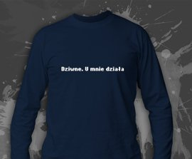 T-shirt z nadrukiem - Dziwne. U mnie działa