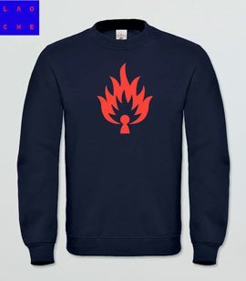 Bluza męska z nadrukiem - LAO CHE NIE RAJ