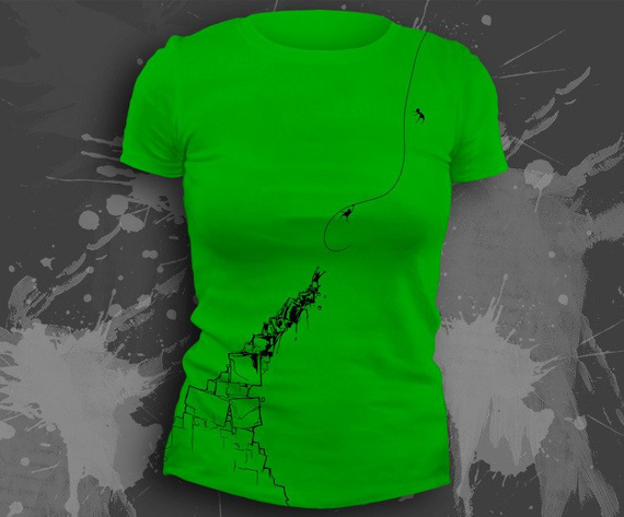 Koszulka damska z nadrukiem - Leap Of Faith