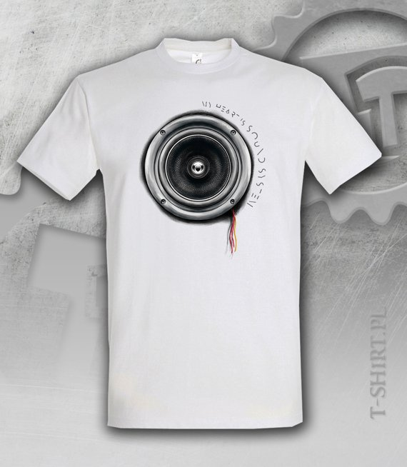T-shirt z nadrukiem - My Heart Is Sound System