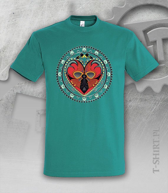 Koszulki z nadrukiem - Łowiczowe Love