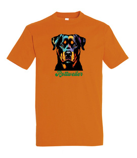 Koszulki z nadrukiem-Rottweiler