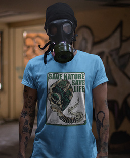 Koszulka męska - SAVE NATURE SAVE LIFE