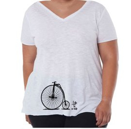 T-shirt z nadrukiem - Life is a Trip (rozm. 44-52)