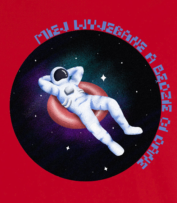 Koszulka z nadrukiem - Miej wyjebane a będzie ci dane :) 