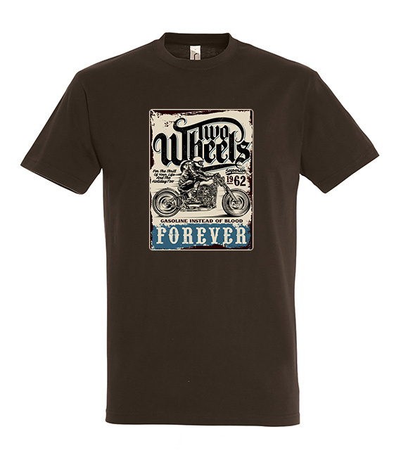 Koszulka męska - TWO WHEELS FOREVER