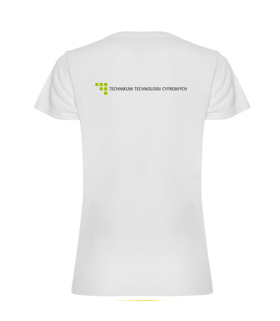 Sportowy Damski T-shirt - Technikum Technologii Cyfrowych w Szczecinie