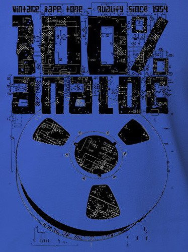 Koszulki z nadrukiem - 100% analog tape