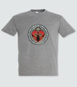 Koszulki z nadrukiem - Łowiczowe Love - 3xl-5xl