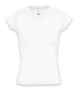 T-Shirt Moon z dekoltem - V-neck