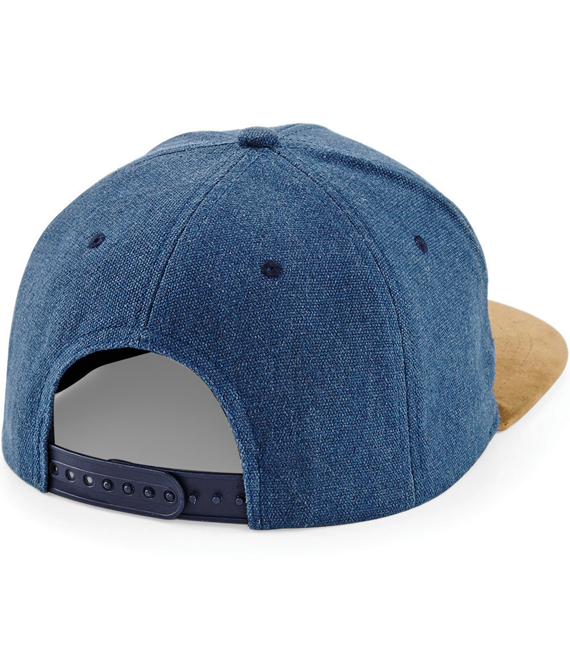 Czapka z zamszowym  daszkiem - Snapback