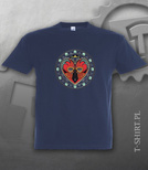 Koszulki z nadrukiem - Łowiczowe Love - 3xl-5xl