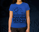 Koszulka damska z nadrukiem - Nakarm Rekina Jakimś Debilem