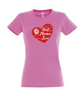 Koszulka damska z nadrukiem - Best Mama Ever 1